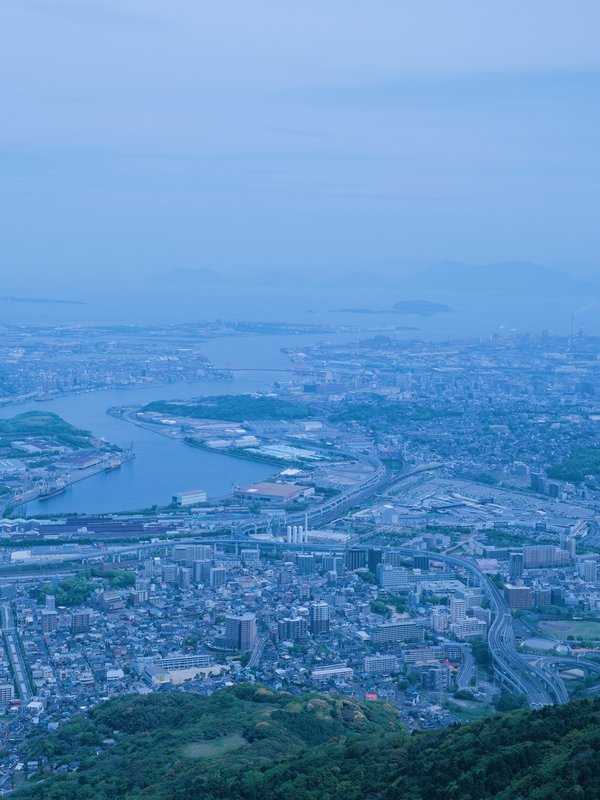3.皿倉山山頂より